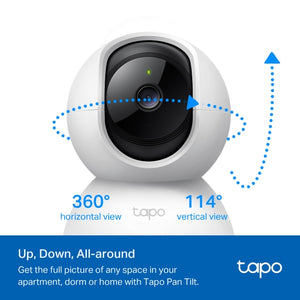 Tapo Pan/Tilt Home Security Wi-Fi Camera  C210