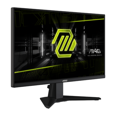 Gaming monitor with MSI logo on a white background