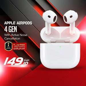 Apple AirPods 4th Gen with Active Noise Cancellation | White Wireless Earbuds