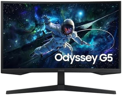 شاشة Samsung Odyssey G5 S27CG552EM 27 انش 2K منحنية