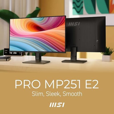 شاشة MSI PRO MP251 E2 25 انش أسود
