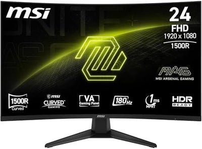 شاشة MSI MAG 244C 24 انش 180Hz منحنية