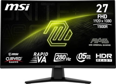 شاشة MSI MAG 255F E20 27 انش 280Hz منحنية