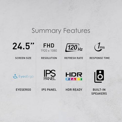 شاشة MSI PRO MP251 E2 25 انش أبيض