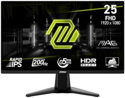 شاشة MSI MAG 255F E20 25 انش Rapid IPS 200Hz