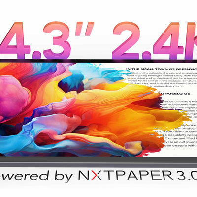 TCL NXTPAPER 14" 2.4K IPS LCD Tablet | 16GB RAM, 256GB Storage, Helio G99, Black