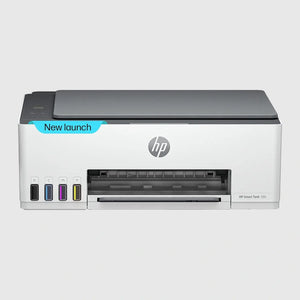 HP printer on a white background with 'New launch' label