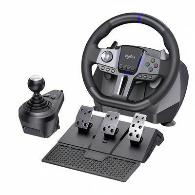 PXN V9 Gen2 Gaming Racing Steering Wheel | 270°/900° Precision with Vibration Feedback
