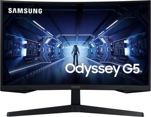 Samsung Odyssey G5 Series VA 32" Curved Gaming Monitor | 165Hz, 1ms, AMD FreeSync Premium, HDMI, 2K Quad HD