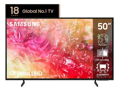 Samsung 50" Crystal UHD DU7000 4K Smart TV | Tizen OS