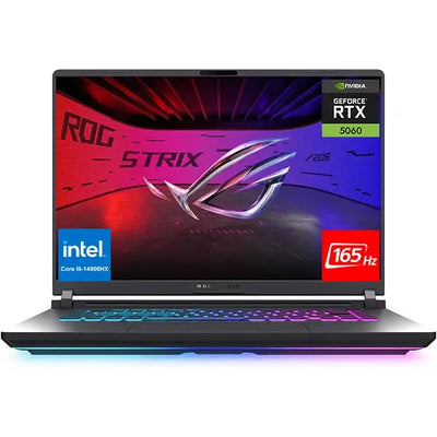 لابتوب الألعاب ASUS ROG Strix G16 (2025) بمعالج Intel Core i7-14650HX وكرت NVIDIA RTX 5060