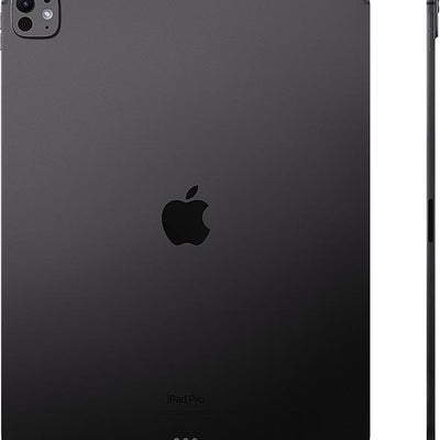 Black Apple iPad Pro tablet on a white background