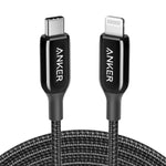 Anker USB-C to Lightning cable on a white background