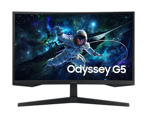 Samsung Odyssey G5 Series IPS 27" Curved Gaming Monitor | 180Hz, 1ms, AMD FreeSync Premium, HDMI, 2K Quad HD